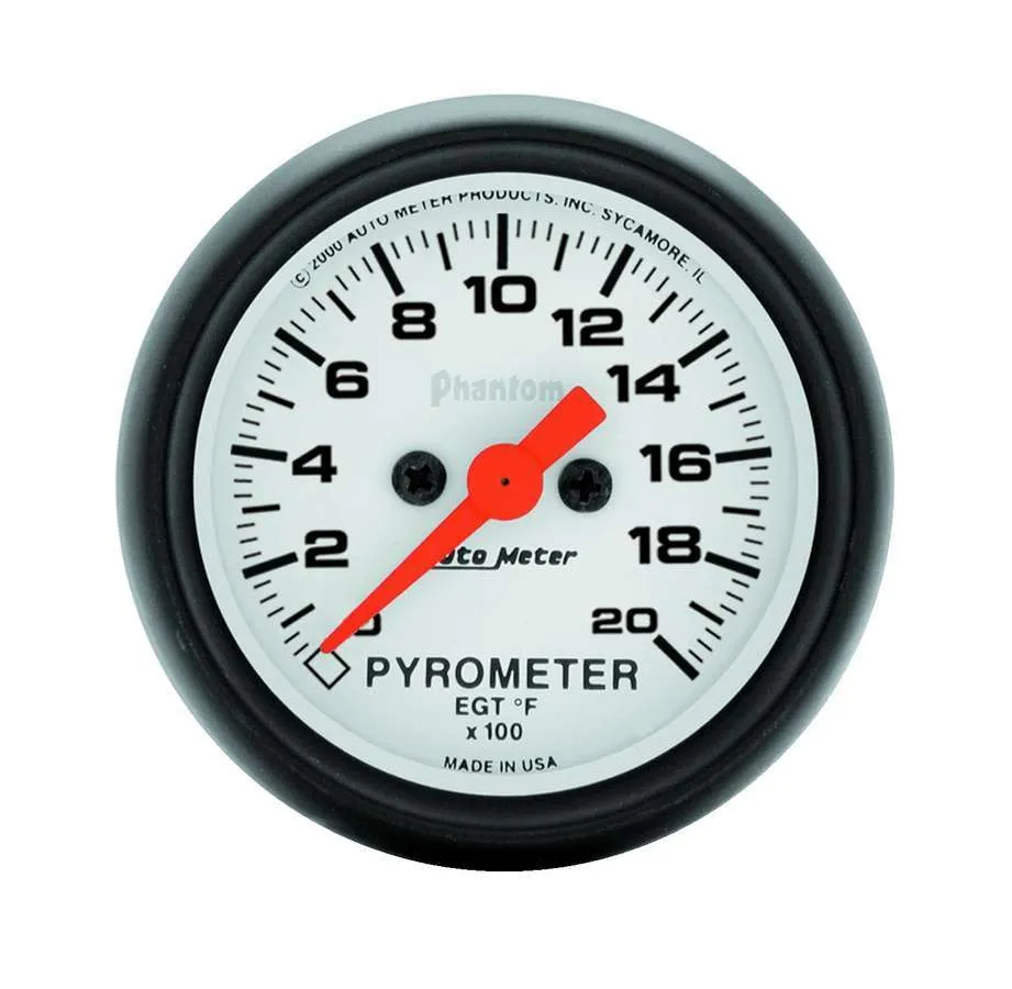 AUTOMETER 2-1/16in Phantom 2000 Degree Pyrometer 5745