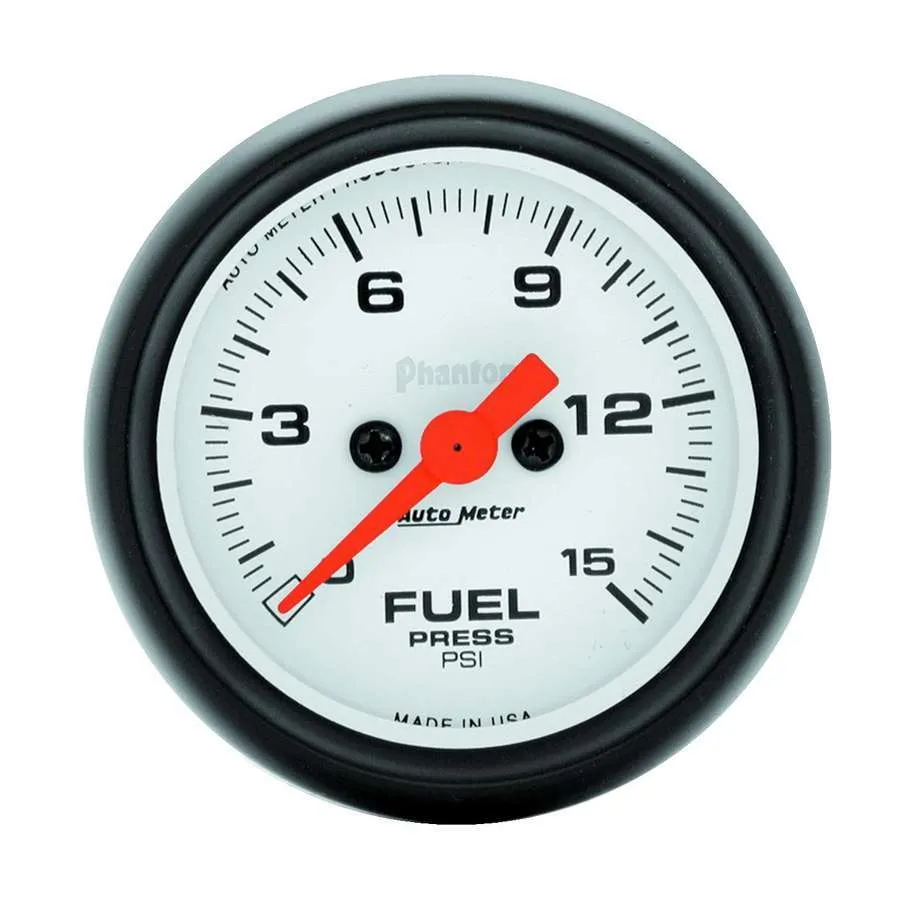 AUTOMETER Phantom 2 1/16in Fuel Press 0-15 PSI Elec. 5761