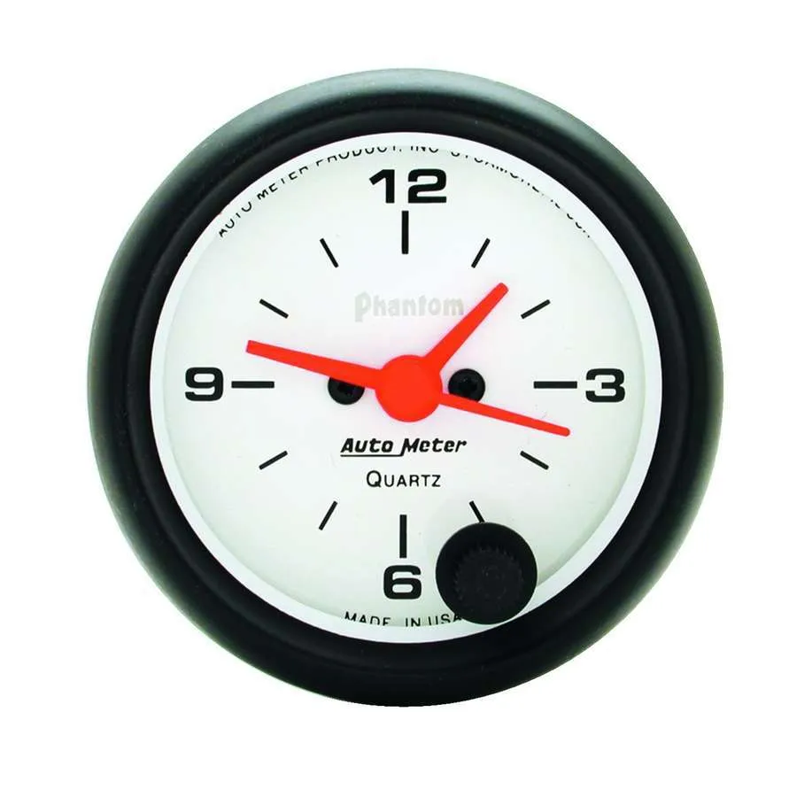 AUTOMETER 2-1/16in Phantom Clock 5785