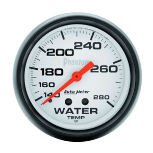 AUTOMETER 2-5/8in Phantom Water Temp Gauge 140-280 5831