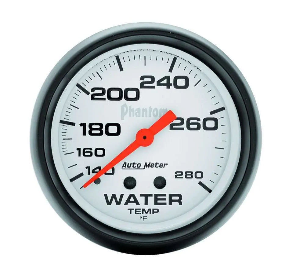 AUTOMETER 2-5/8in Phantom Water Temp Gauge 140-280 5831