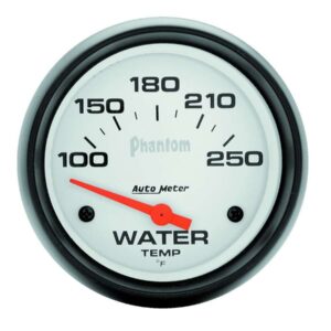 AUTOMETER 2-5/8in Phantom Water Temp. Gauge 100-250 5837