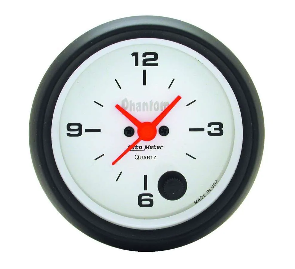 AUTOMETER 2-5/8in Phantom Clock 5885