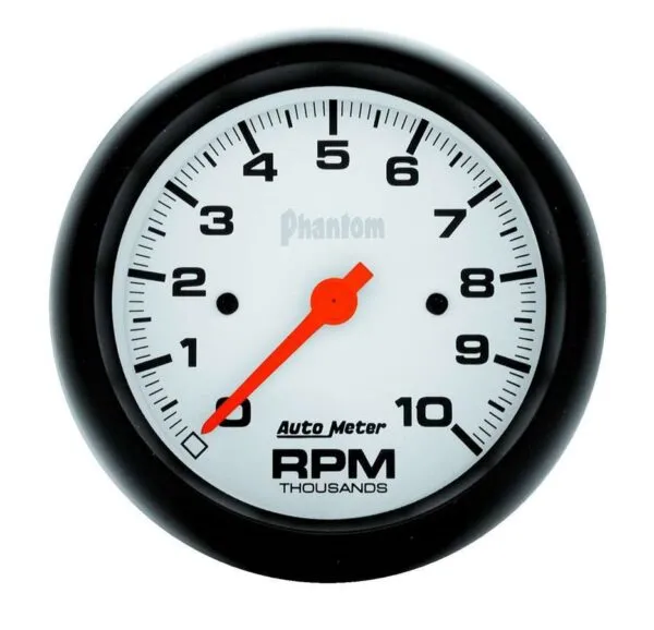 10000 Rpm Material AUTOMETER 3-3/8in Phantom In-Dash Tach 10000 RPM 5897