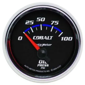 AUTOMETER 2-1/16in C/S Oil Pressure Gauge 0-100psi 6127