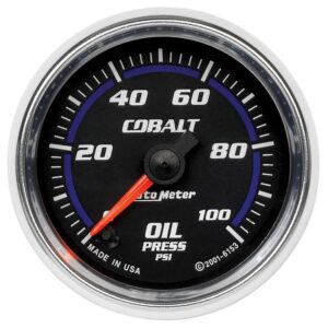 AUTOMETER 2-1/16in C/S Oil Pressure Gauge 0-100psi 6153