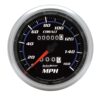 AUTOMETER 3-3/8 C/S Speedo 160mph w/LED Light 6293