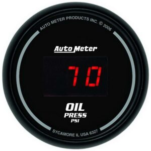 AUTOMETER 2-1/16in DG/B Oil Press. Gauge 6327