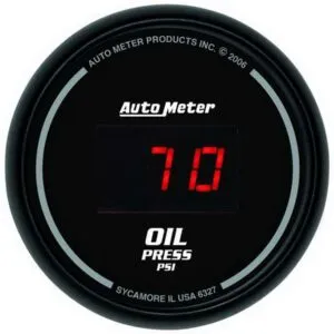 AUTOMETER 2-1/16in DG/B Oil Press. Gauge 6327