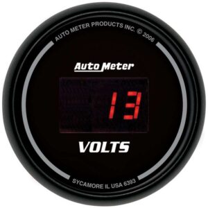 AUTOMETER 2-1/16in DG/B Voltmeter Gauge 6393