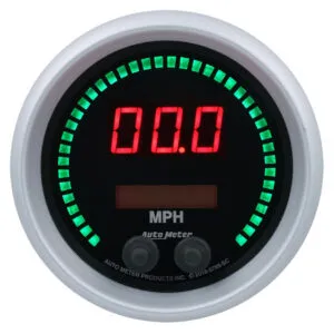 AUTOMETER 3-3/8 Speedometer 260mph Elite Digital SC Series 6789-SC