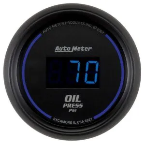 AUTOMETER 2-1/16 Oil Press Gauge 5-100 PSI Digital 6927