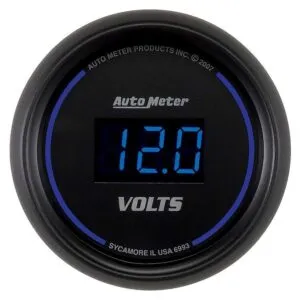 AUTOMETER 2-1/16 Cobalt Voltmeter Gauge 6993