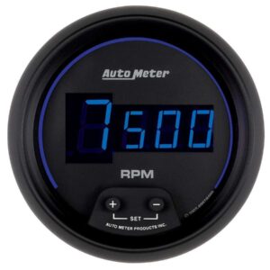 AUTOMETER 3-3/8 Cobalt Digital In-Dash Tach - Black 6997