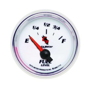 AUTOMETER 2-1/16in C2/S Fuel Level Gauge 0-90ohms 7113