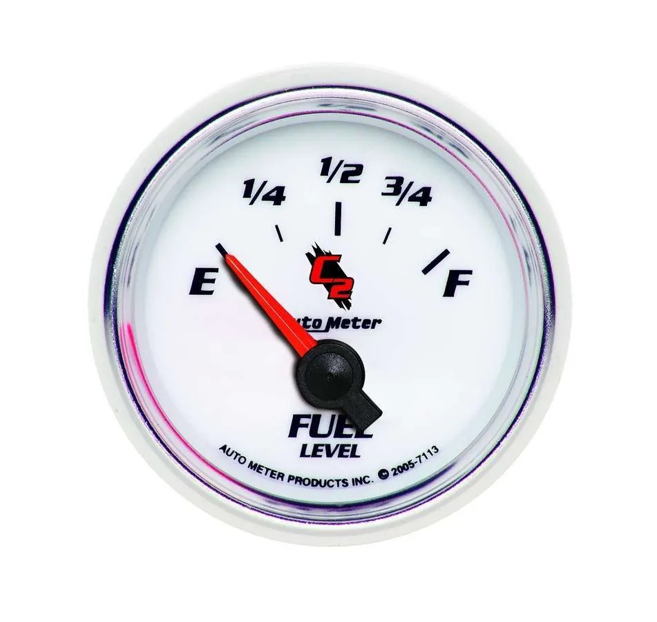 AUTOMETER 2-1/16in C2/S Fuel Level Gauge 0-90ohms 7113