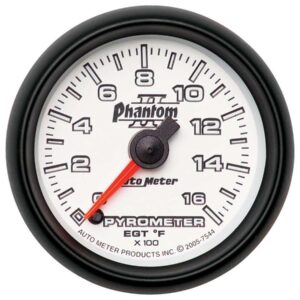 AUTOMETER 2-1/16in P/S II Pyrometer Kit 0-1600 7544