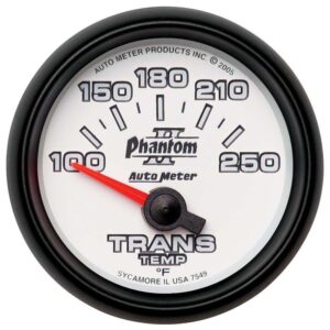 AUTOMETER 2-1/16in P/S II Trans. Temp. Gauge 100-250 7549