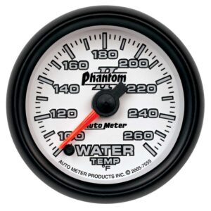 AUTOMETER 2-1/16in P/S II Water Temp. Gauge 100-260 7555