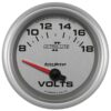 AUTOMETER 2-5/8 U/L II Voltmeter Gauge 8-18volts 7791