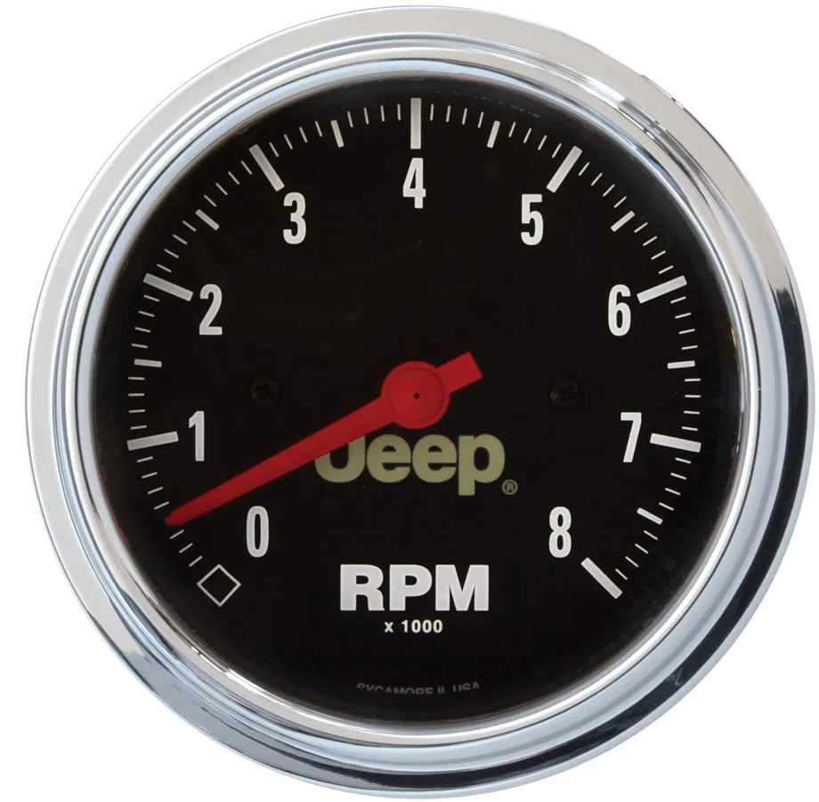 AUTOMETER 3-3/8 8000 RPM Tach - Jeep Series 880246