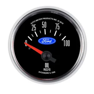 AUTOMETER 2-1/16 Oil Press. Gauge 0-100 PSI 880821