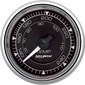 AUTOMETER 2/16 Chrono Chrome Gauge Temp  120-240 Degree 9732