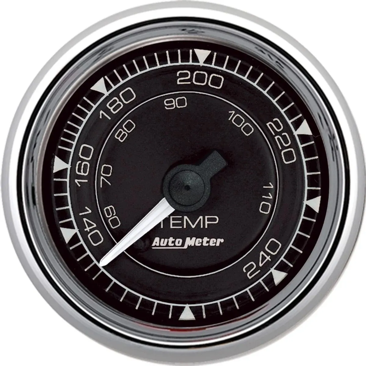 AUTOMETER 2/16 Chrono Chrome Gauge Temp 120-240 Degree 9732
