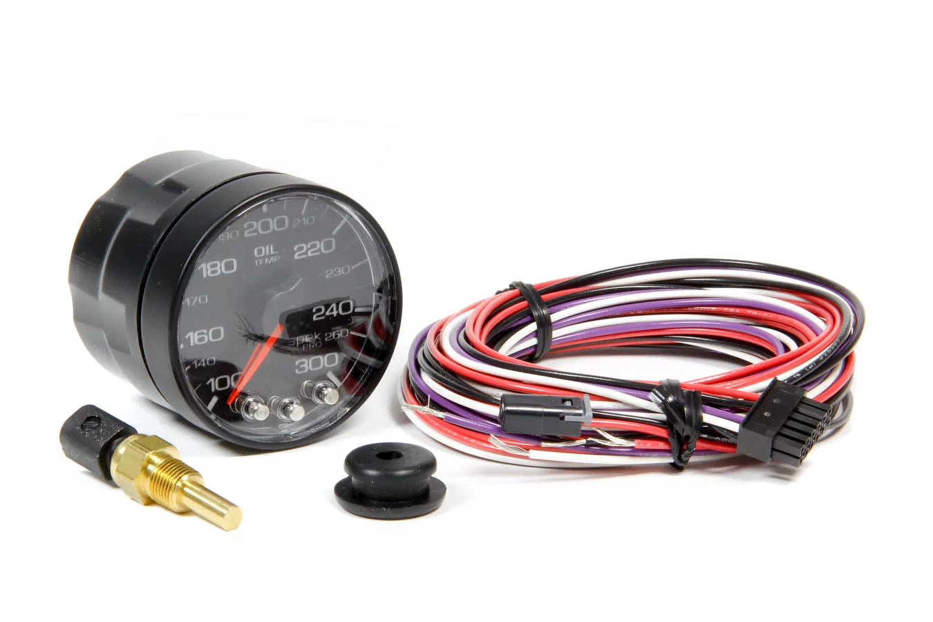 AUTOMETER Spek-Pro 2-1/16 Oil Temp Gauge w/Peak Memory P322328