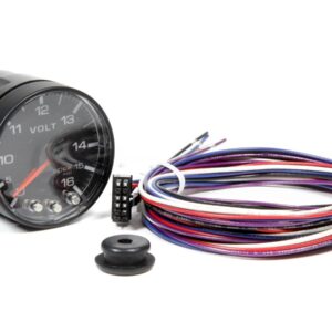 AUTOMETER Spek-Pro 2-1/6 Gauge Voltmeter w/Peak Mem. P344328