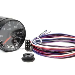 AUTOMETER Spek-Pro 2-1/6 Gauge Voltmeter w/Peak Mem. P344328