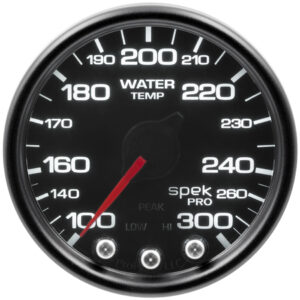 AUTOMETER Spek-Pro Water Temp Gauge 100-300F 2-1/16 P34652