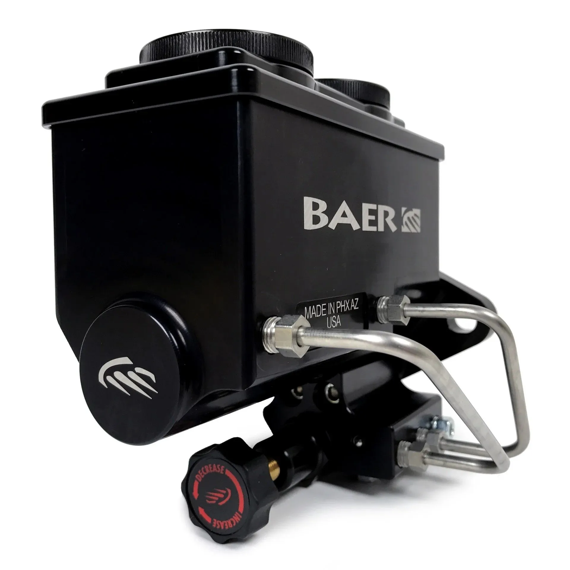 BAER BRAKES ReMaster Master Cylinder 1-1/8in Left Port Black 6805205