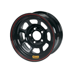 BASSETT Wheel 14x7 D-Hole 5x 4.5in 3in BS Black 47SF3