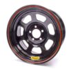 BASSETT 14x7 5x100mm 4in BS D-Hole Light Black 47SN4