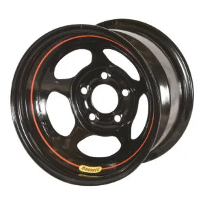 BASSETT Wheel 15in x 10in 3in BS 5x5 Black Inertia 50L53
