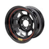 BASSETT Wheel 15in x 7in 5x100mm DOT Black BAS57RN4