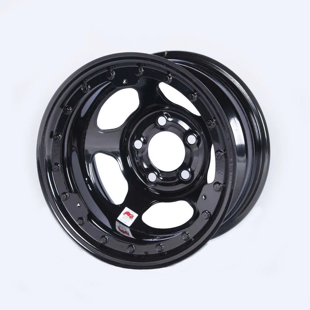 BASSETT 15x8 IMCA Black Beadlock Inertia 5x5 58A52ILK