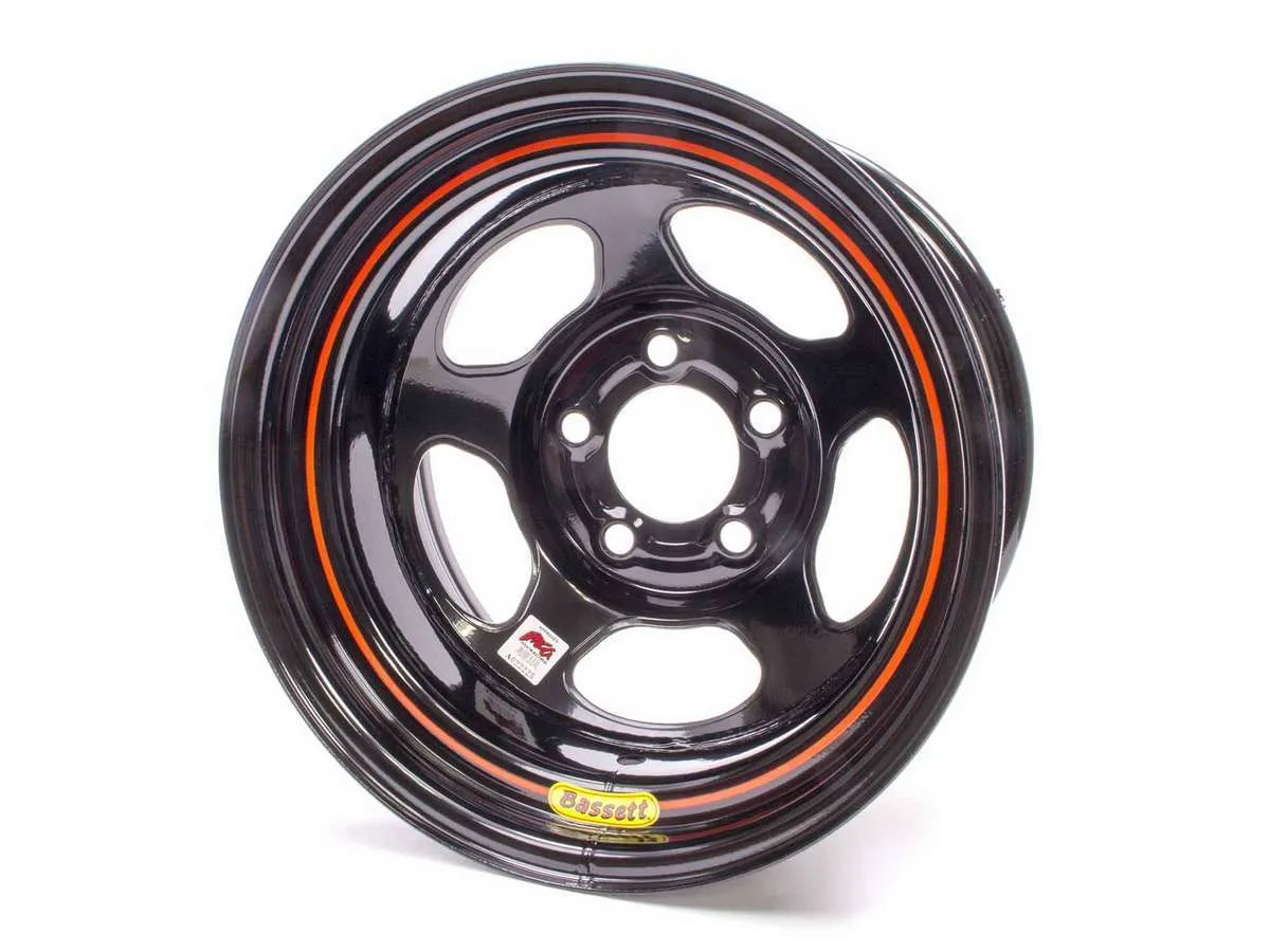 BASSETT 15x8 IMCA Black Inertia 5x5 58A54I