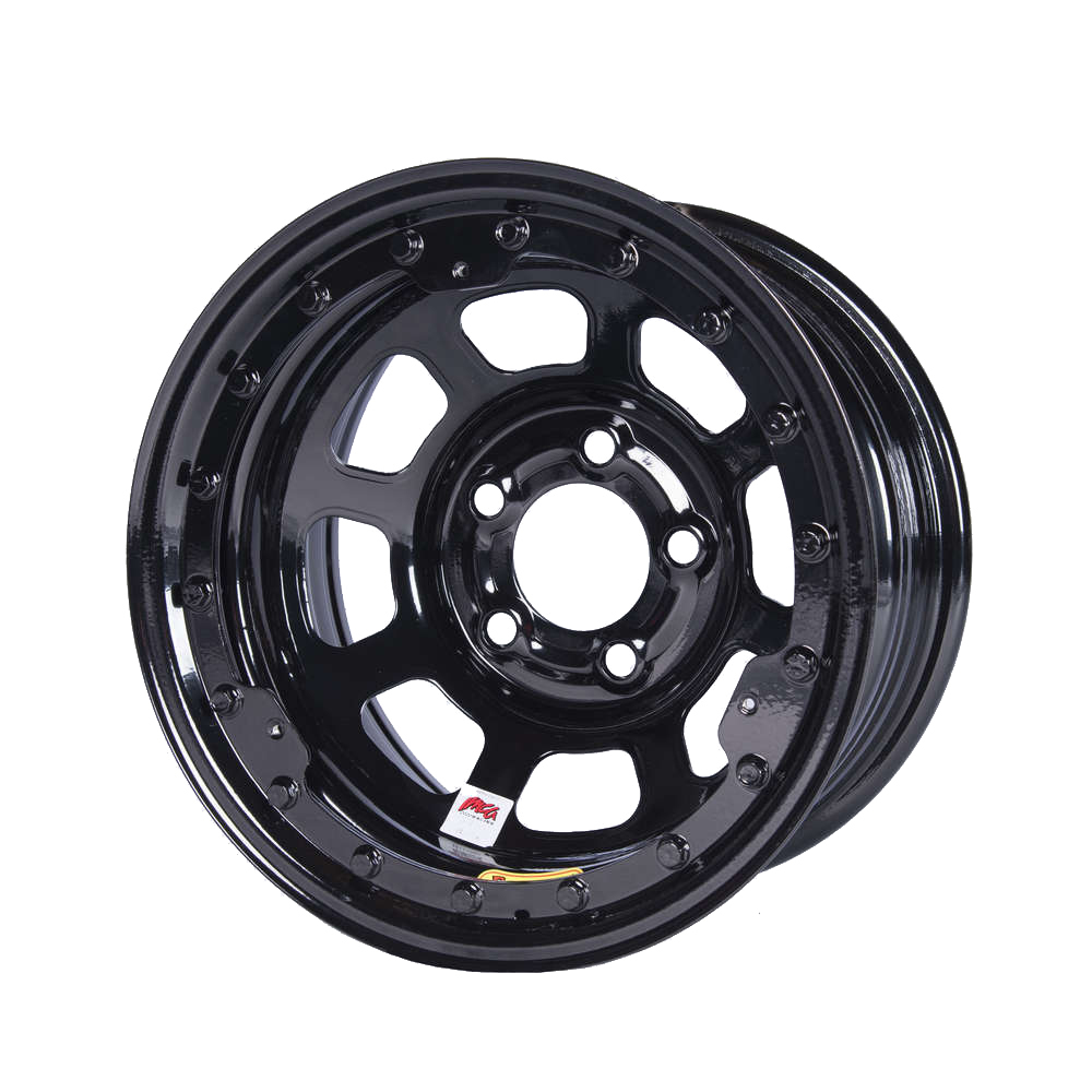 BASSETT Wheel 15x8 IMCA B/Lock 5x5 Black 4.75in BS 58D5475ILK