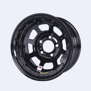 BASSETT 15x8 IMCA B/Lock Wheel Black D-Hole 5x5 58D54ILK
