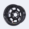 BASSETT 15x8 IMCA B/Lock Wheel Black D-Hole 5x4.75 58DC2ILK