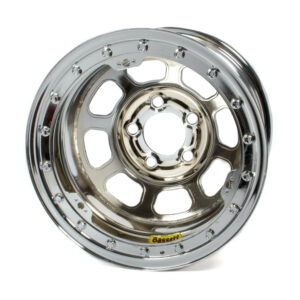 BASSETT 15x8 B/L Chrome Wheel 4.75BC 3in BS 58DC3ICLK