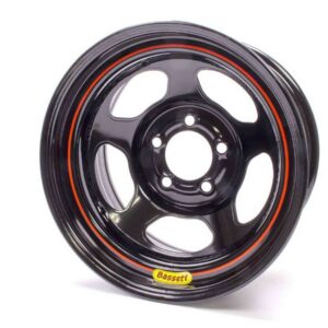 BASSETT 15x8 5x5 Blk Inertia Armor Edge 58R52EB