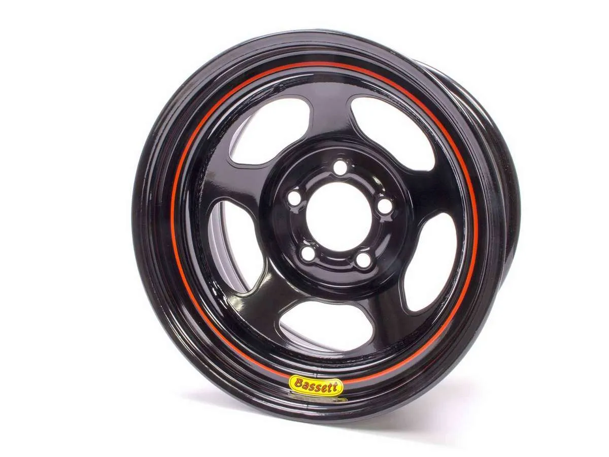 BASSETT 15x8 5x5 Blk Inertia Armor Edge 58R53EB