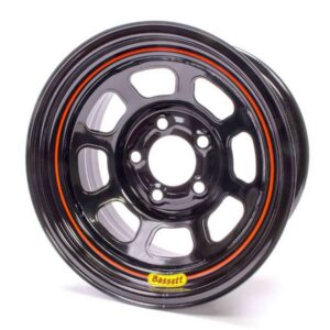 BASSETT 15x8 5x5 Black Spun 58S53