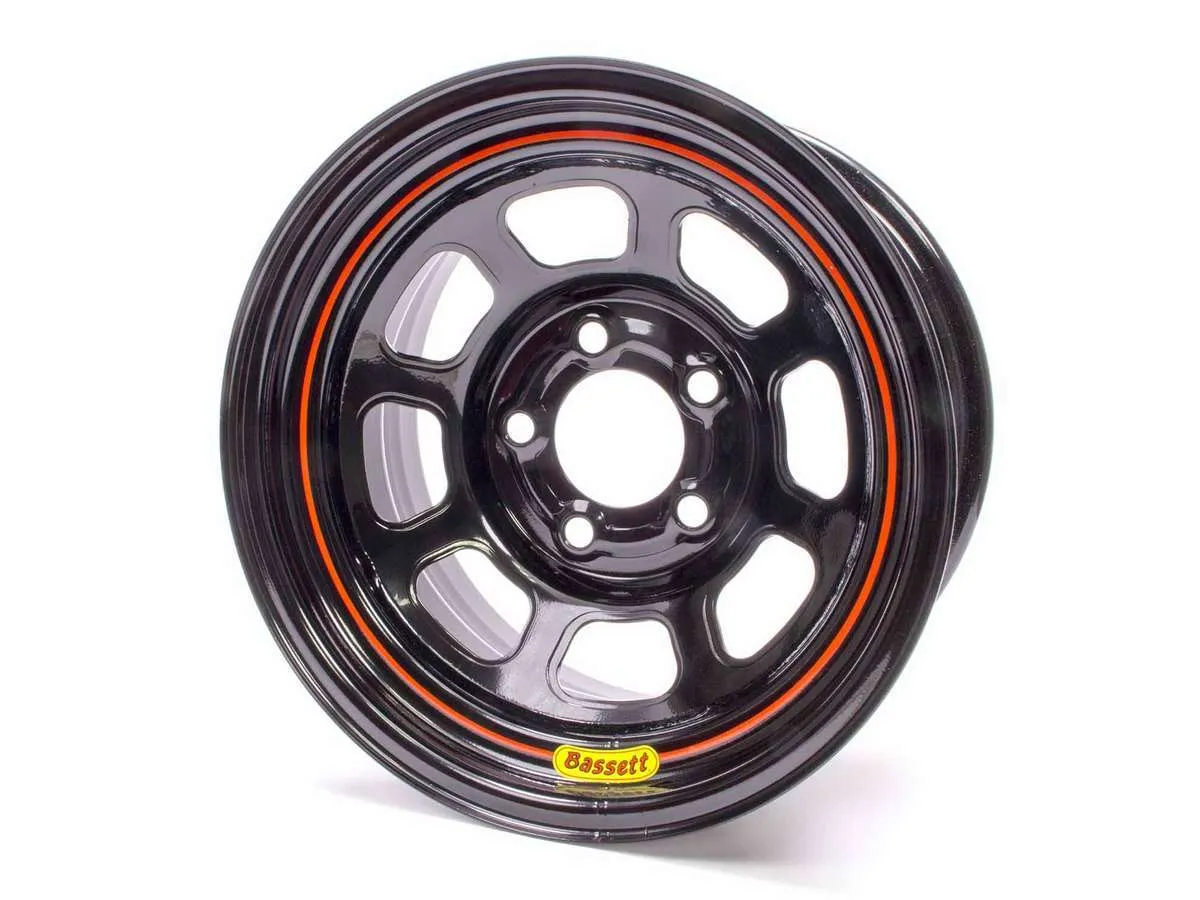 BASSETT 15x8 5x4.75 Black Spun 58SC2