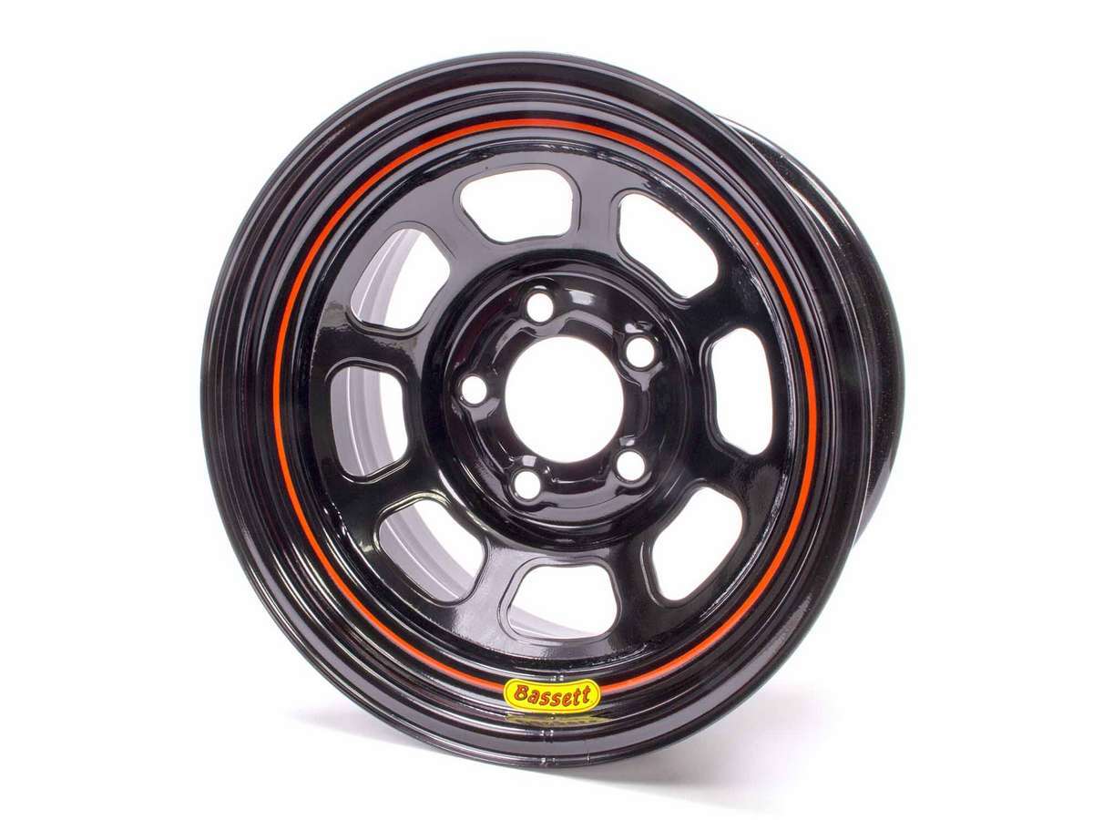 BASSETT 15x8 5x4.75 Black Spun 58SC4