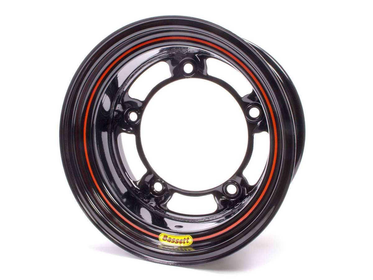 BASSETT 15x8 W/5 Black Spun 58SR5