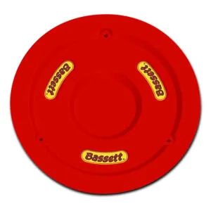 BASSETT Wheel Cover 15in Red Fluorescent 5PLG-FLORED